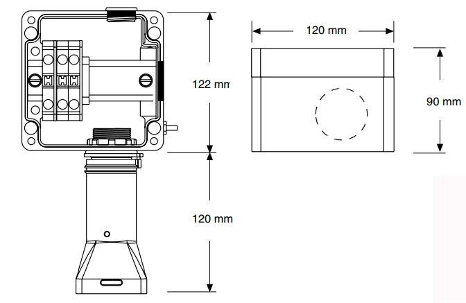 JBS-100-EP номинальные размеры